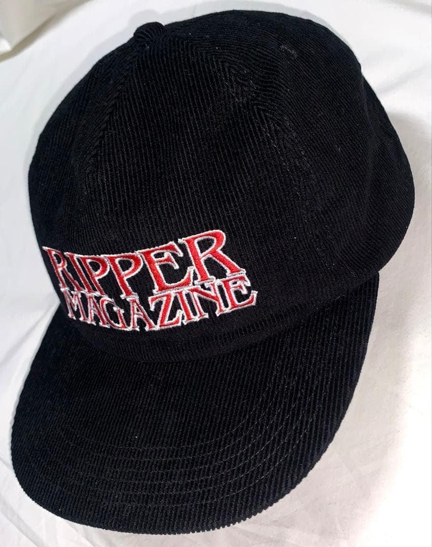 RIPPER MAGAZINE リッパーマガジン コーデュロイ ロゴ キャップ