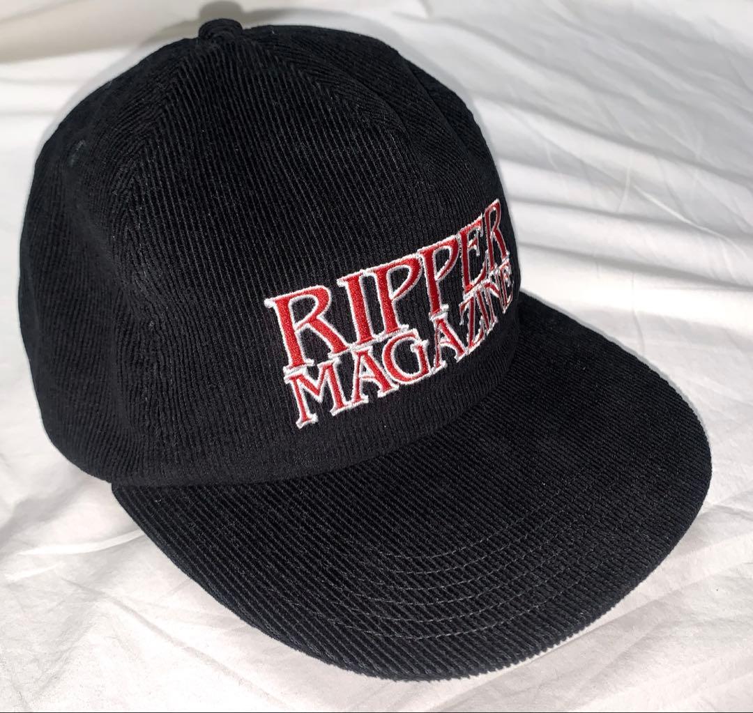 RIPPER MAGAZINE リッパーマガジン コーデュロイ ロゴ キャップ