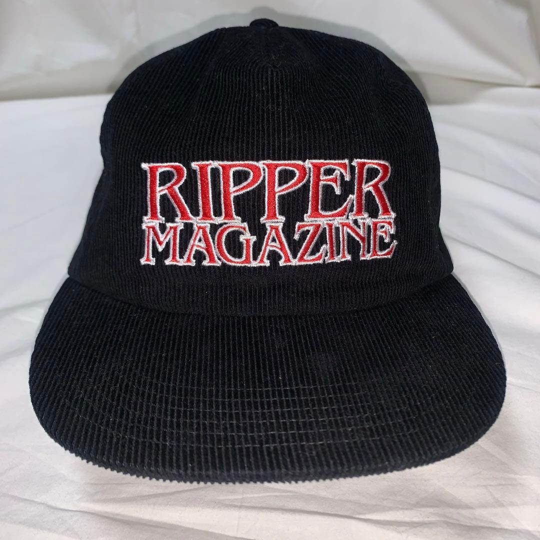 RIPPER MAGAZINE リッパーマガジン コーデュロイ ロゴ キャップ