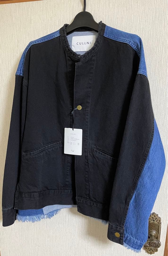 CULLNI Cut-off Band Collar Denim セットアップ