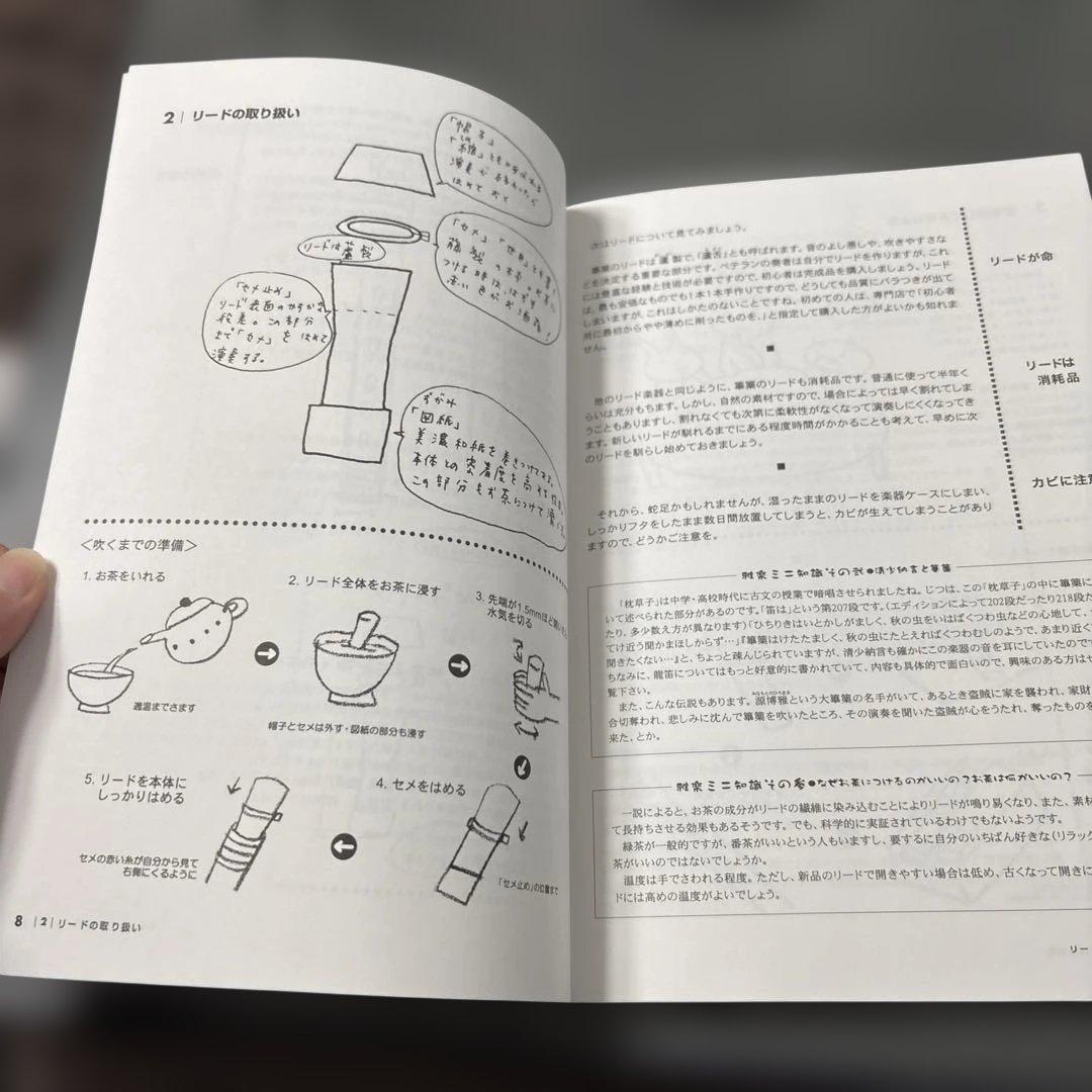 篳篥 専用箱入り&練習本「篳篥でポップス」