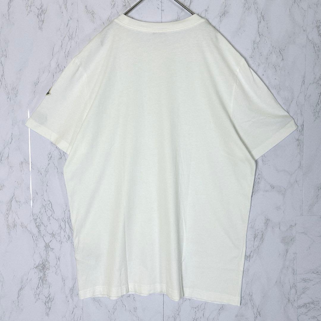 【希少サイズ/XXL】モンクレール　2023近年モデル　Mパイルロゴ　tシャツ
