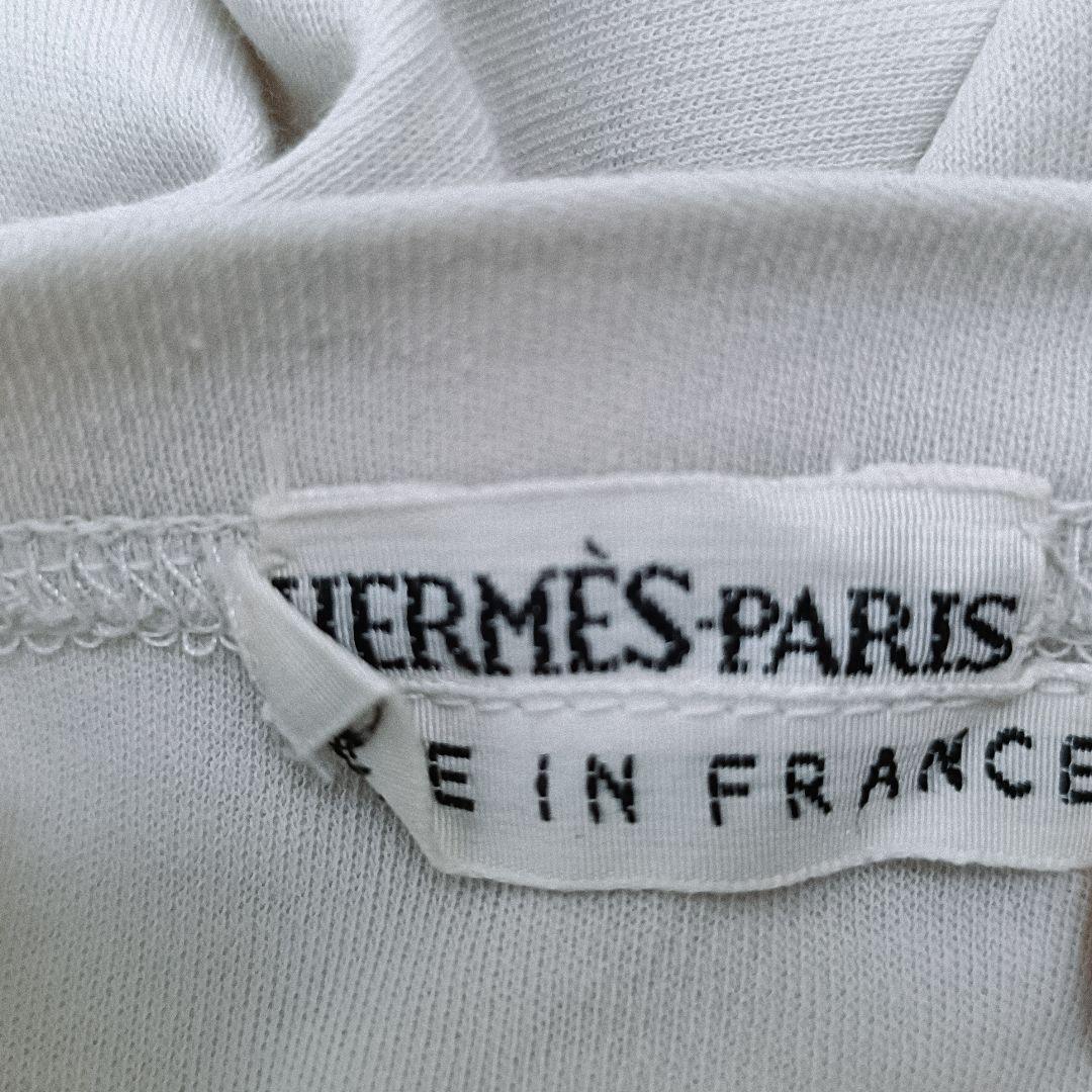 【a2370】HERMES PARIS 半袖 クルーネック トップス 34