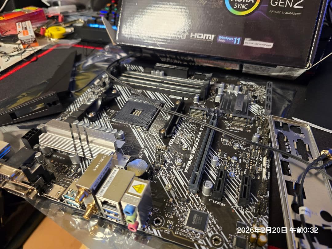 【連休限定割引】ASUS B550M-A WIFI II マザーボード
