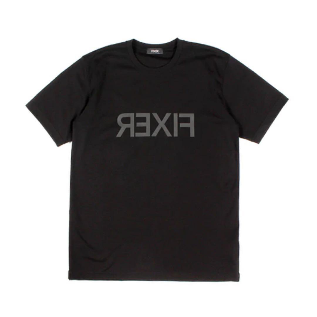 【希少】FIXER フィクサー リバースプリント Tシャツ オールブラック 干場