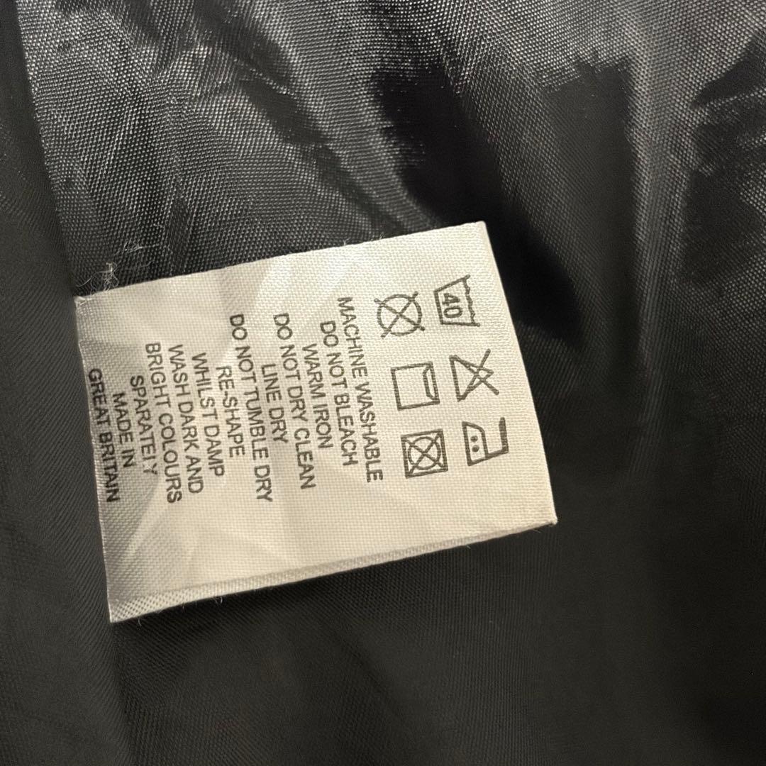 【クリーニング済み】バーバリー ノバチェック　トレンチコート ブラック　XL