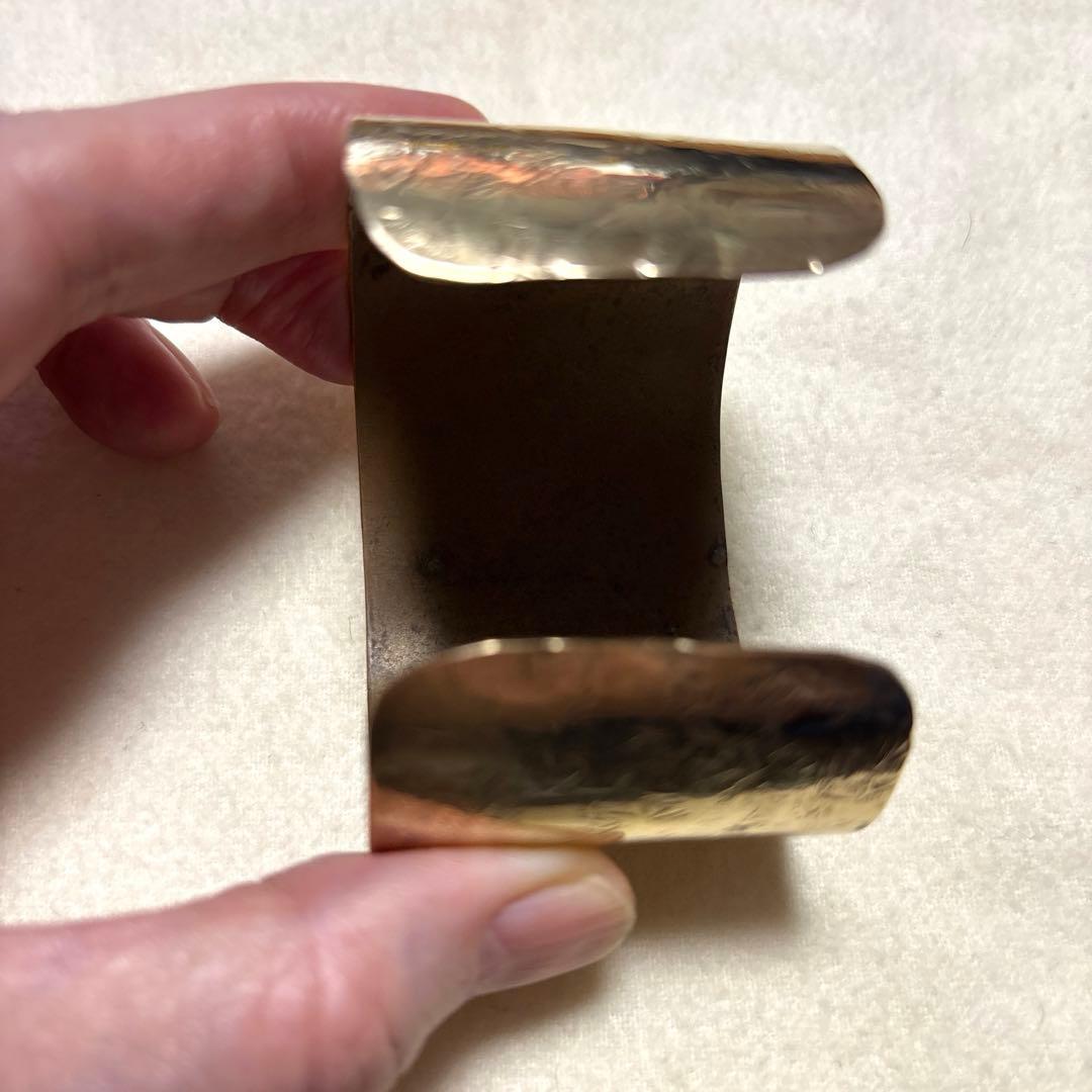 accessory mau 真鍮平打ちバングル