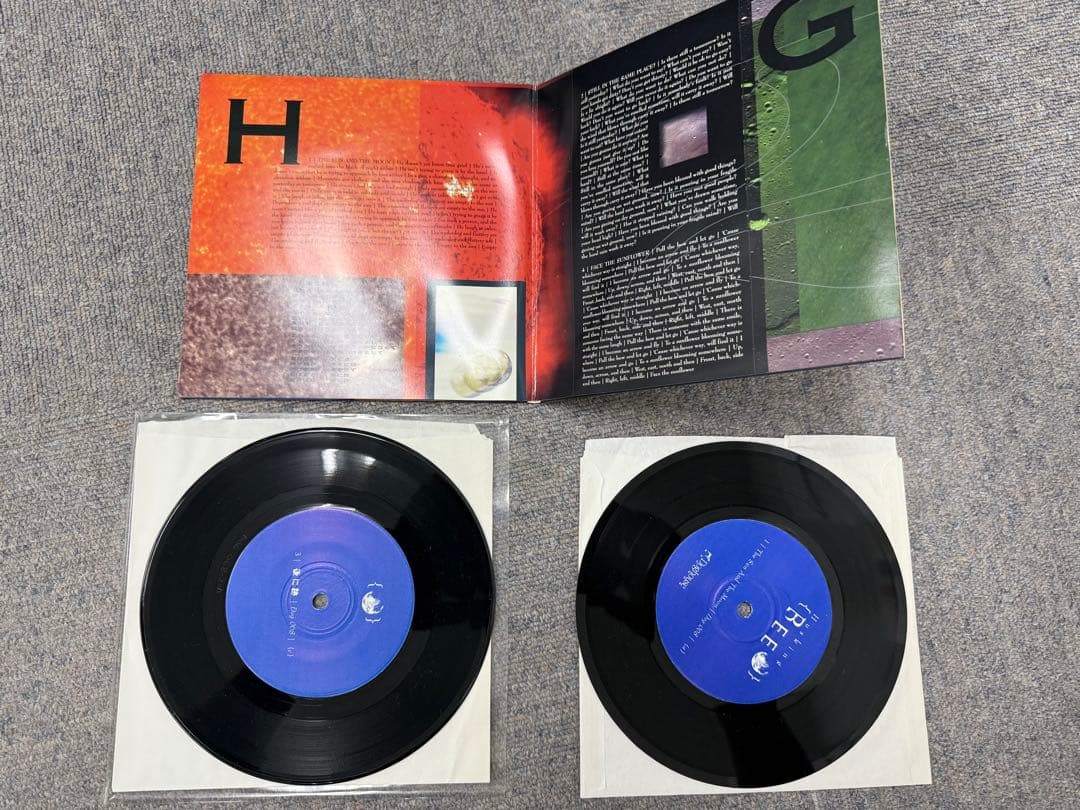 Husking Bee the unsaid moon シングルレコード　2枚