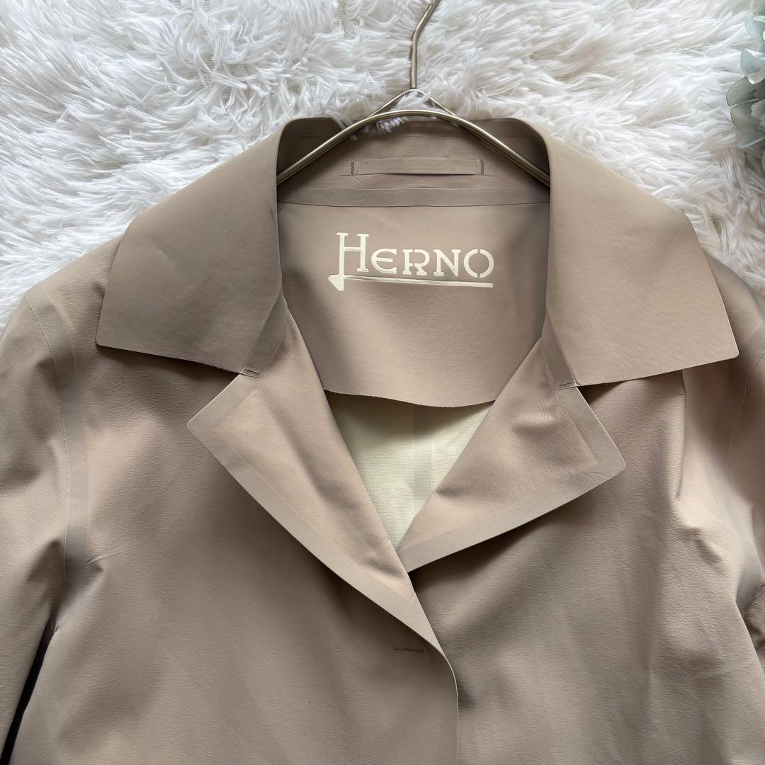 はな⭐︎HERNO ボンディングスーパーライトコート 42 23区マフラー