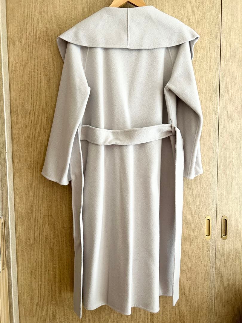 新品 グレースコンチネンタル　ライトグレー　ロングコート