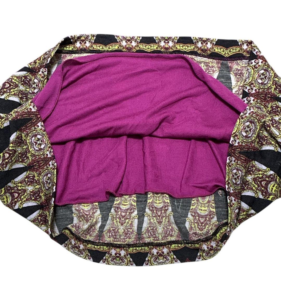 【美品】ETRO エトロ ワンピース ベルト付 ペイズリー柄 イタリア製 42