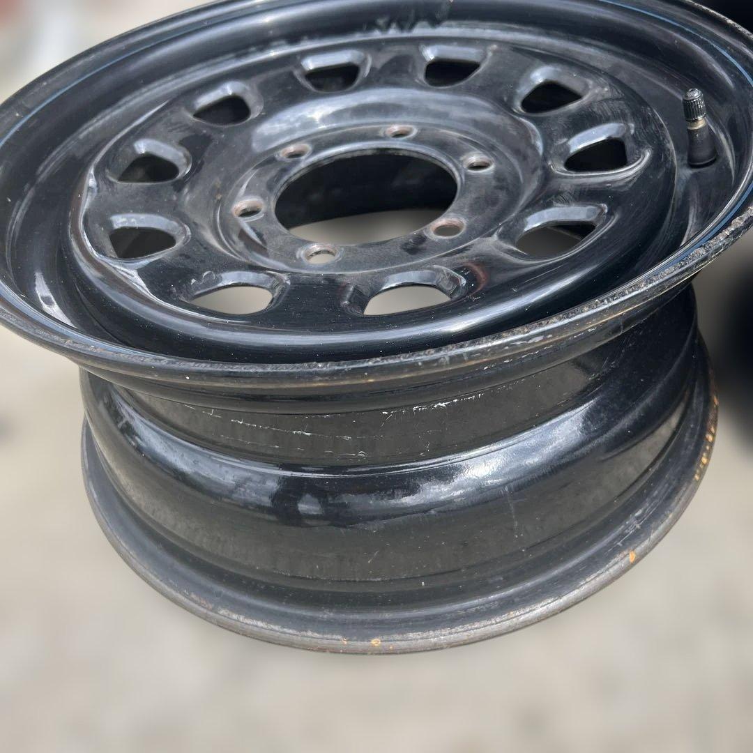 16インチ 黒 6穴デザインホイール 4個セット