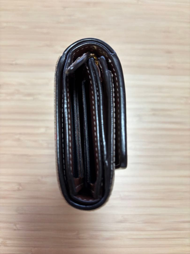Burberry 二つ折り財布 ブラウン チェック柄