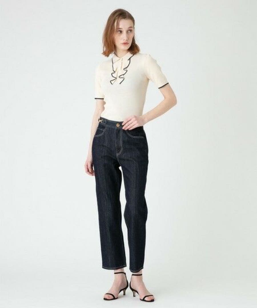 【美品】LOULOU WILLOUGHBY（ルルウィルビー）デニムパンツ