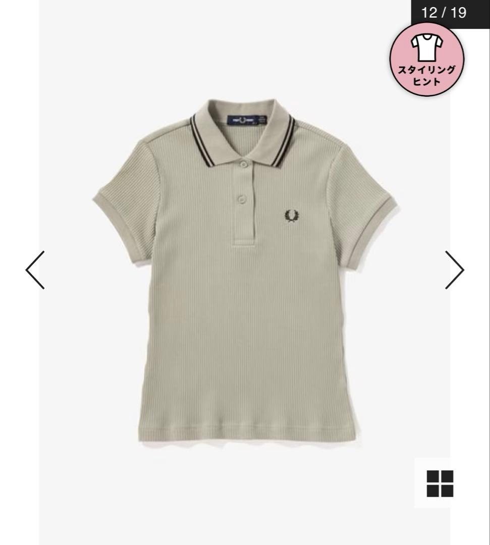 トップス FRED PERRY Ribbed Polo Shirt - G5138