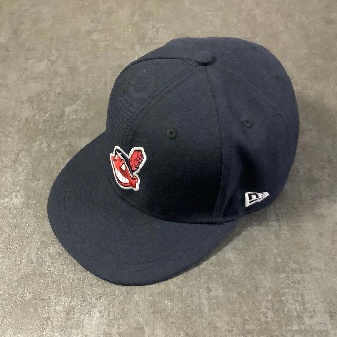 61.5cm ニューエラ インディアンス 59fifty ベースボールキャップ