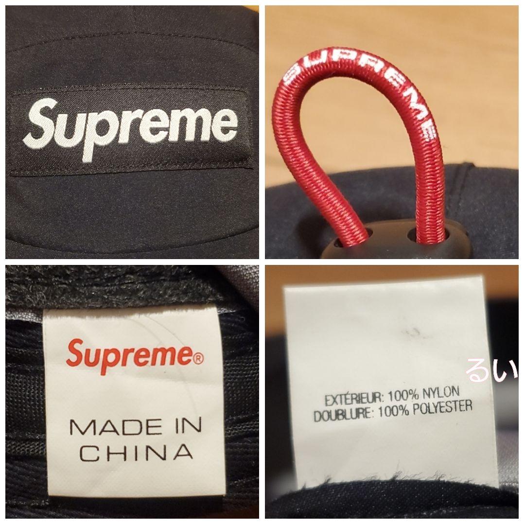 Supreme GORE-TEX Camp Cap 黒 ドローコード