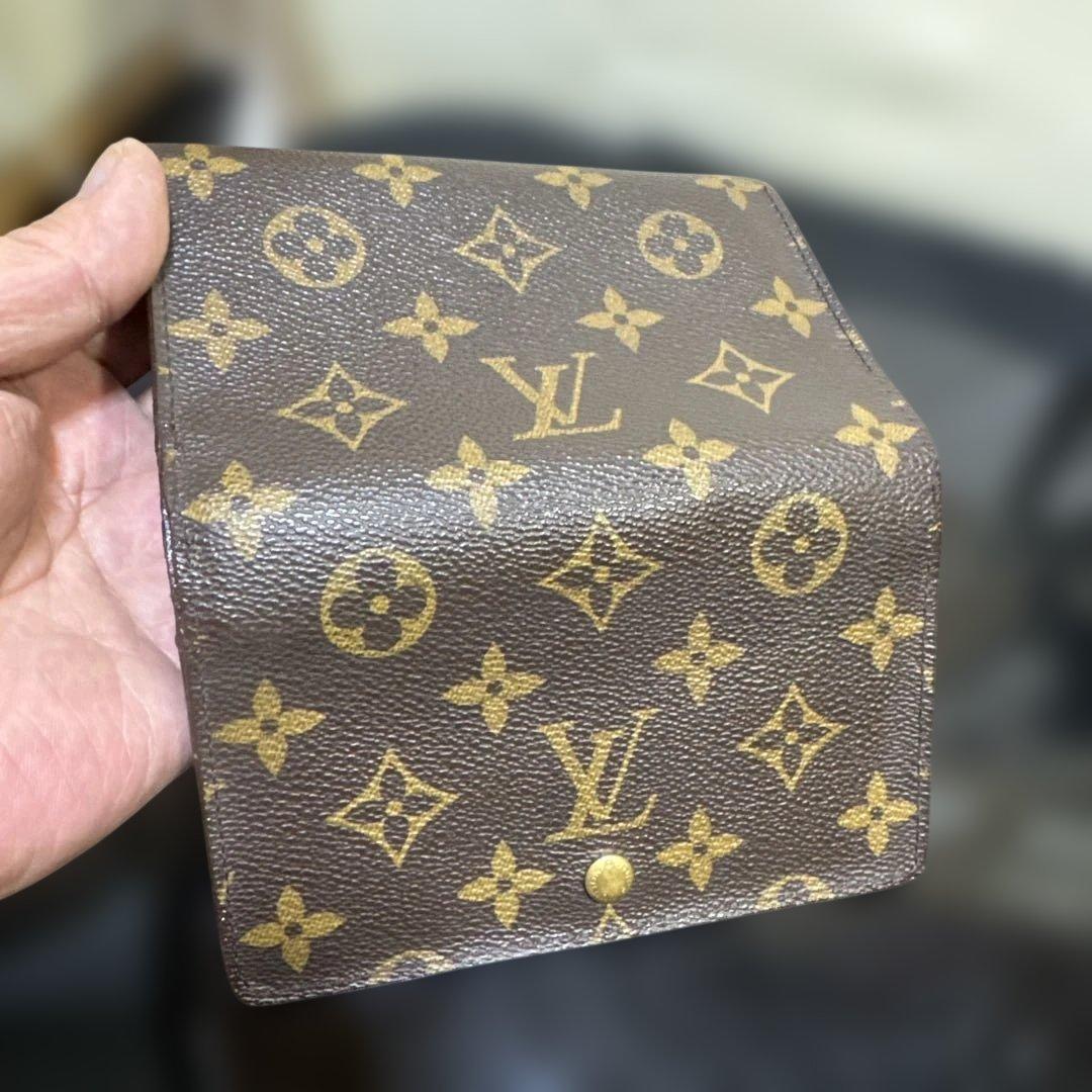 ⑧☆優良品☆ モノグラム♪Ｌ字型ファスナー財布