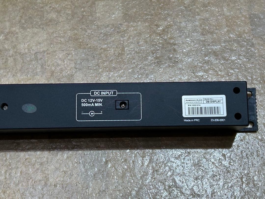 AMERICAN AUDIO アメリカンオーディオ db Display レベル
