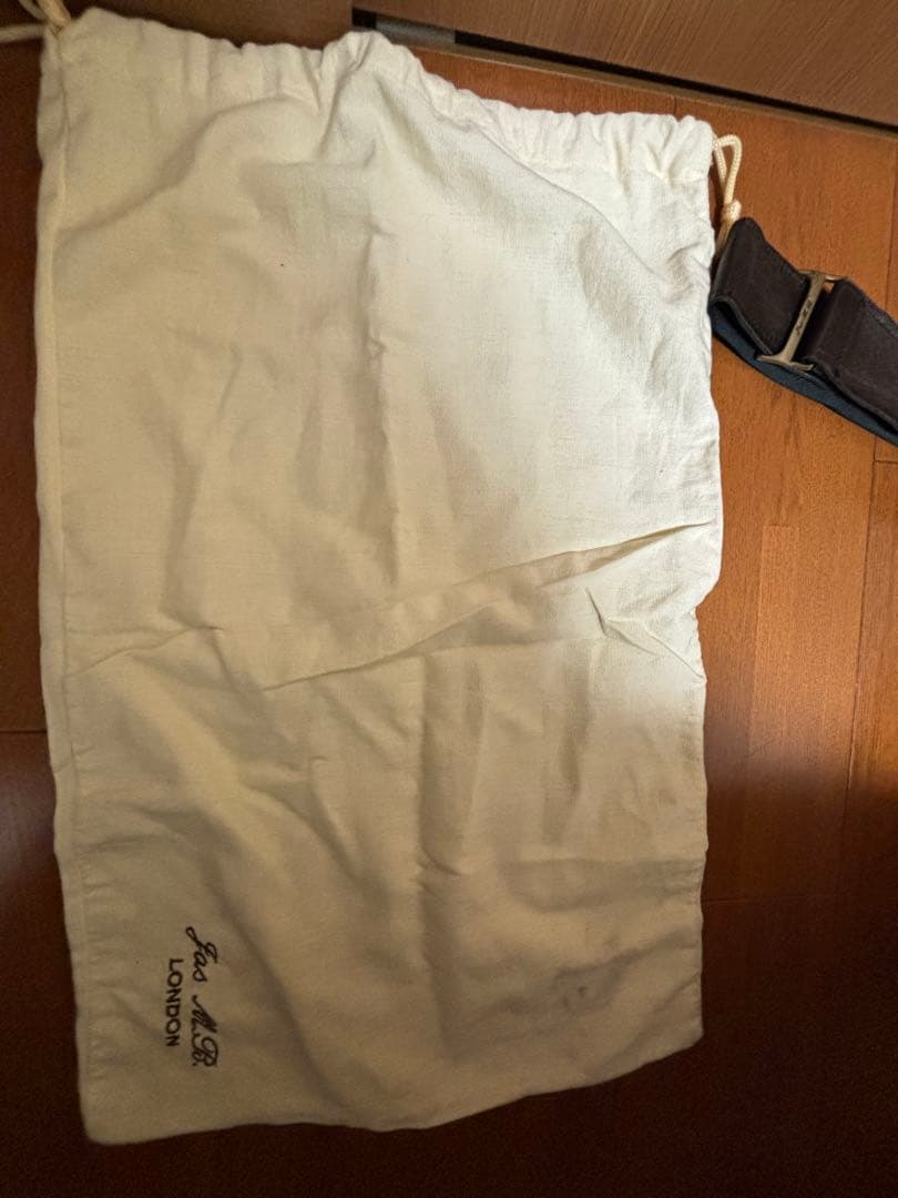 jas.mbダークブラウン レザー ボストンバッグ