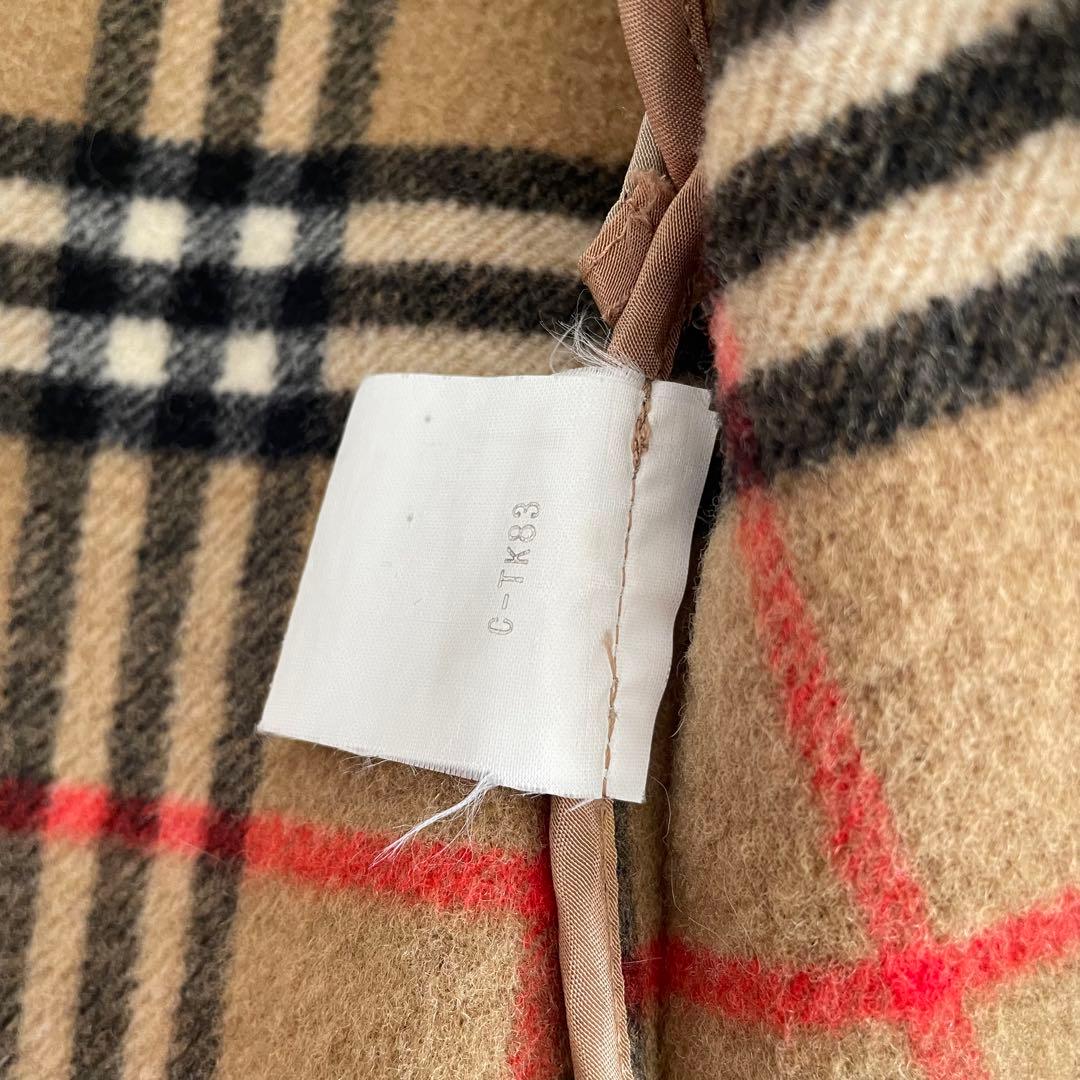 美品✨Burberry's バーバリー　ダッフルコート フード ノバチェックM