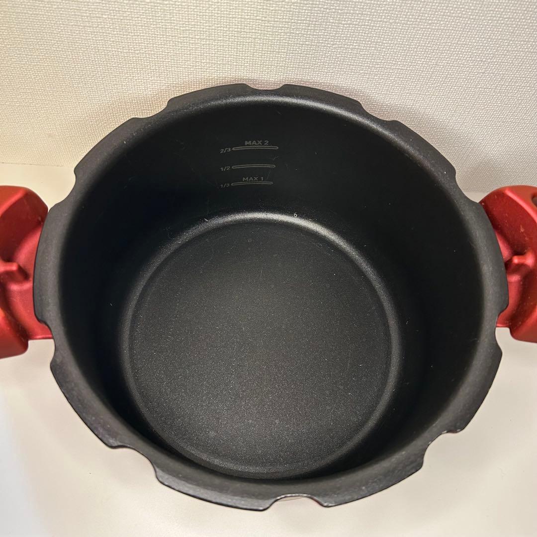 Tefal 圧力鍋 赤