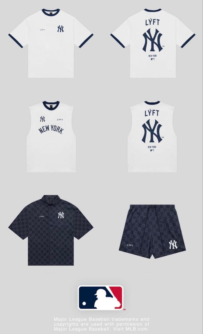 Lyft MLB ニューヨーク・ヤンキース ノースリーブ　Lサイズ