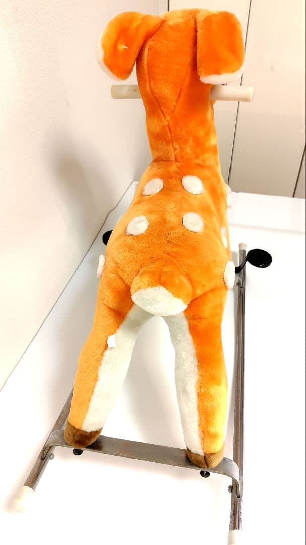 バンビ木馬　ロッキングバンビ　子供用　ぬいぐるみ　木馬 昭和レトロ インテリア