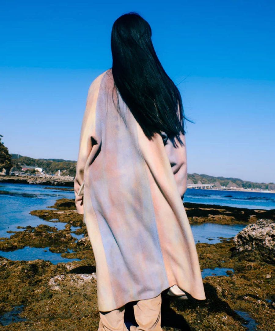ジャケット・アウター SHOTAHIYAMA STAND COLLAR LOOSE WOOL COAT