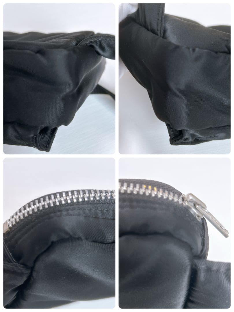 美品✨ポーター PORTER タンカー ウエストバッグ バックル ブラック