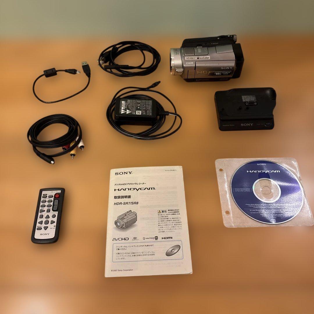 SONY HDR-SR7/SR8 ハンディカム 本体　中古　美品