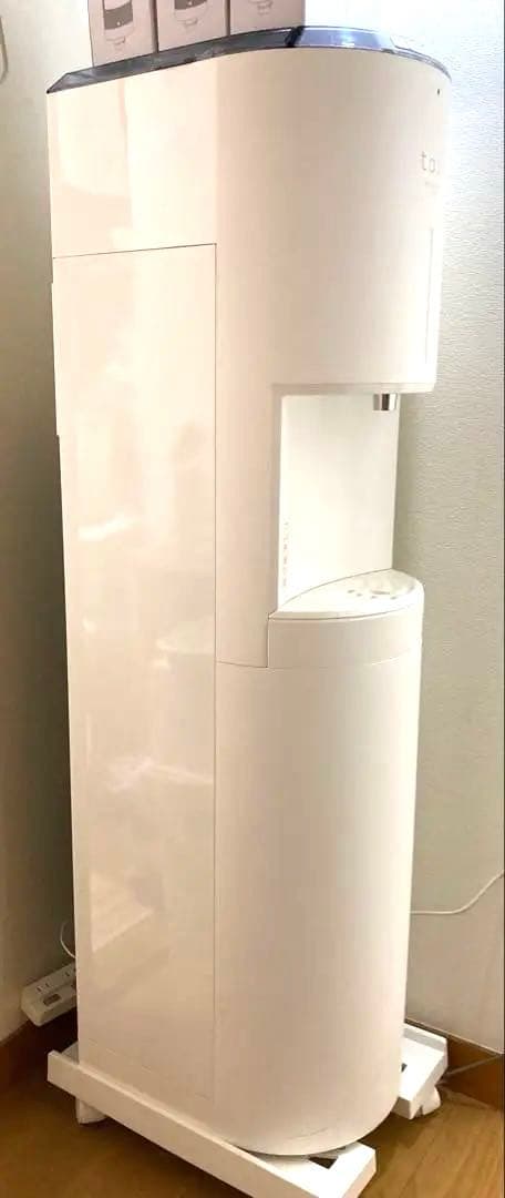 可動キャスター付！ウォーターサーバー エブリフレシャス tallカートリッジ6本