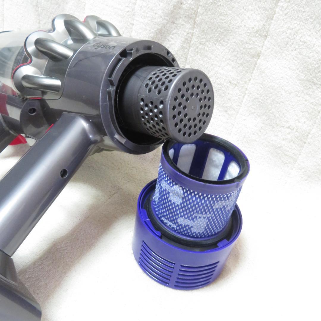 ダイソン　SV12　掃除機　ペット環境使用　無負荷にて標準稼働２４分でした