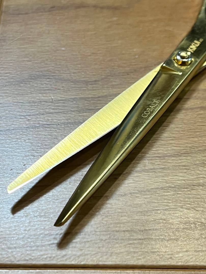 KIKUI キクイシザース 6インチ コバルト 別注チタンゴールドクリスタル加工