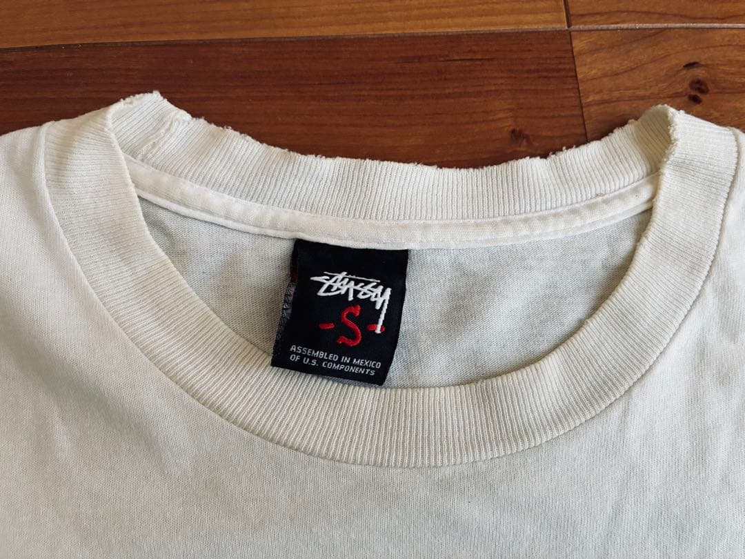 Y2K 00s 希少　STUSSY ステューシー　半袖Tシャツ　白　S