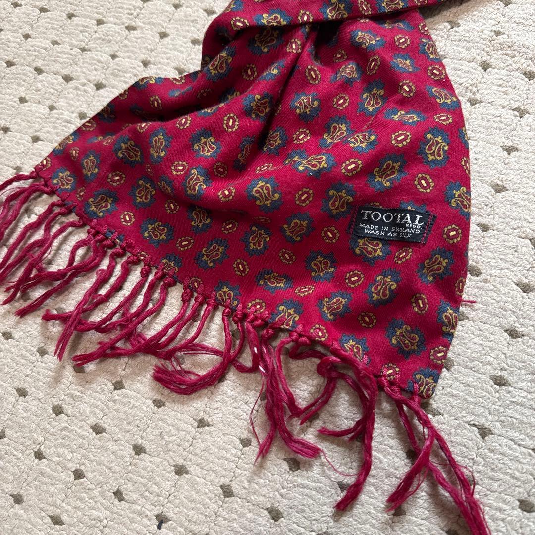 小物 Vintage Tootal Rayon Scarf