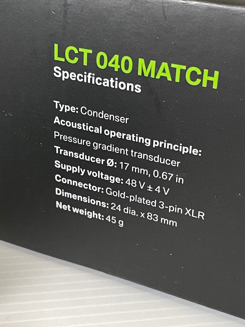 LEWITT LCT 040 MATCH コンデンサーマイク