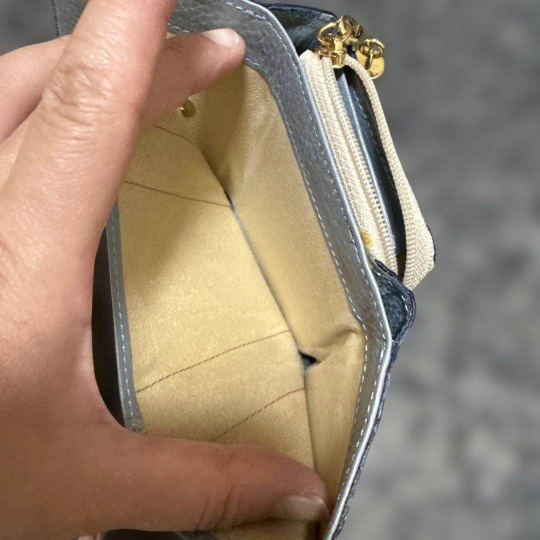 ハートデザイン 二つ折り財布