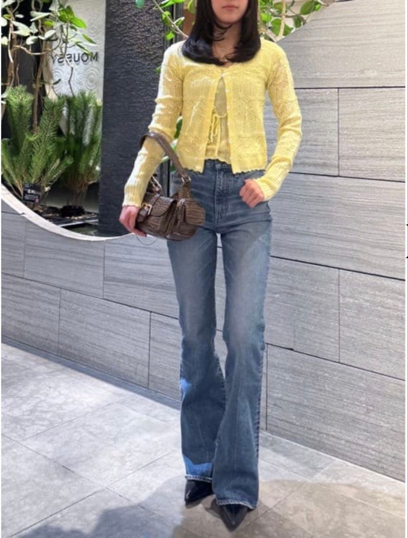 MOUSSY フレアデニム 24inc