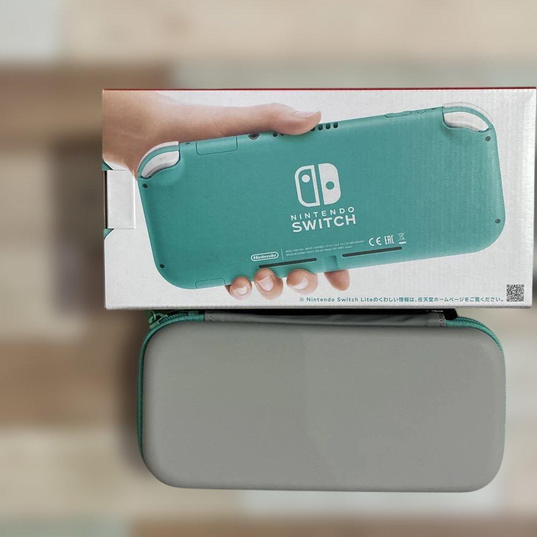 Nintendo Switch Lite ターコイズ 本体 本体ケース付き