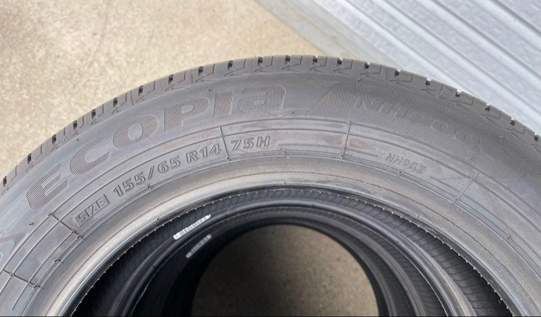 BRIDGESTONE エコピア NH200C 155/65R14 4本　新品