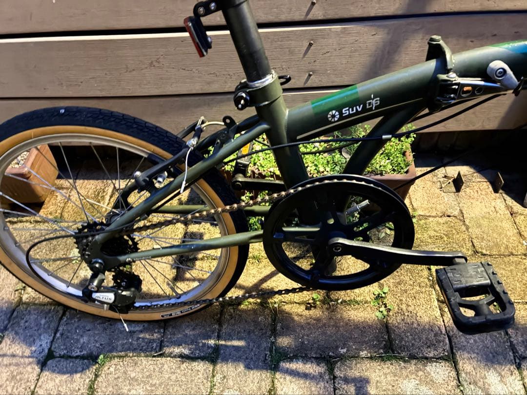 Dahon SubD6 オリーブグリーン カスタム車