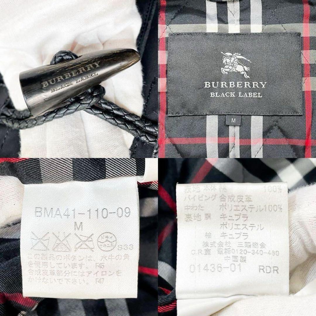 未使用級BURBERRY ノバチェック　極暖　ダッフルコート 　ブラック　大人気