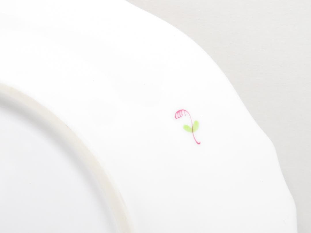 HEREND ヘレンド アポニーフラワー クレセントディッシュ お皿 プレート