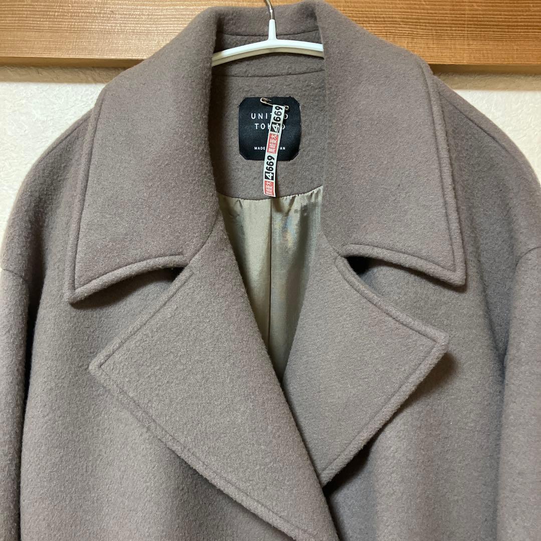 UNITED TOKYO ブラウン ロングコート　Lサイズ