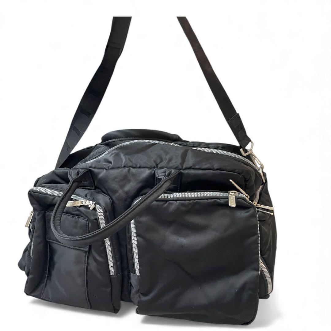 【美品】ONOFF　オノフ ゴルフ ボストンバッグ 　2WAY　ナイロン