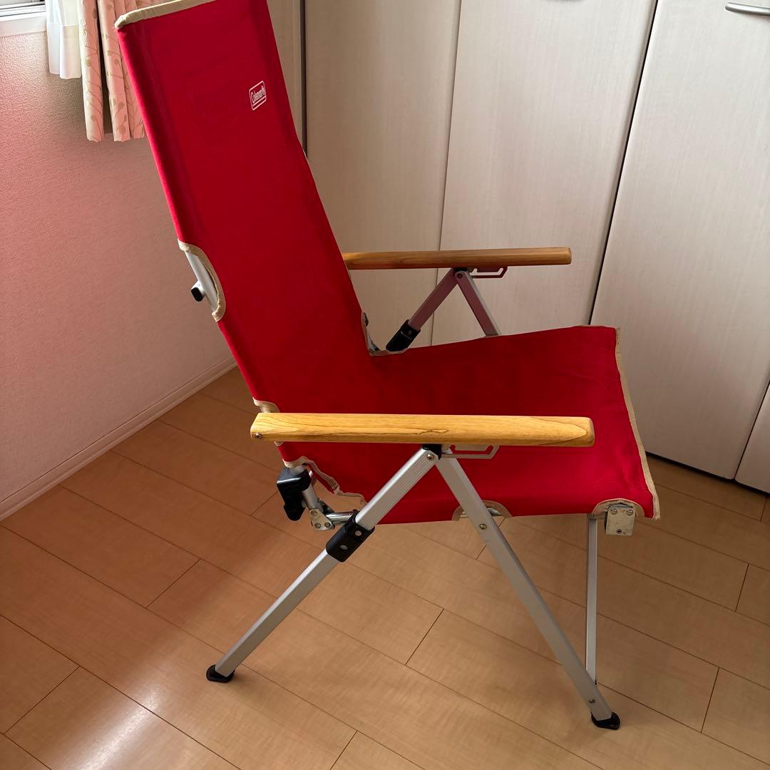Coleman レイチェア レッド　①