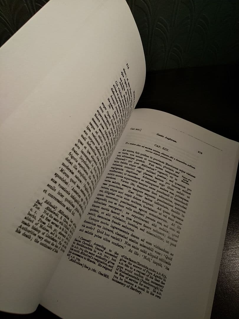 〈洋書〉影印本・尊いバエダ: 英国国民の教会史 (1881)