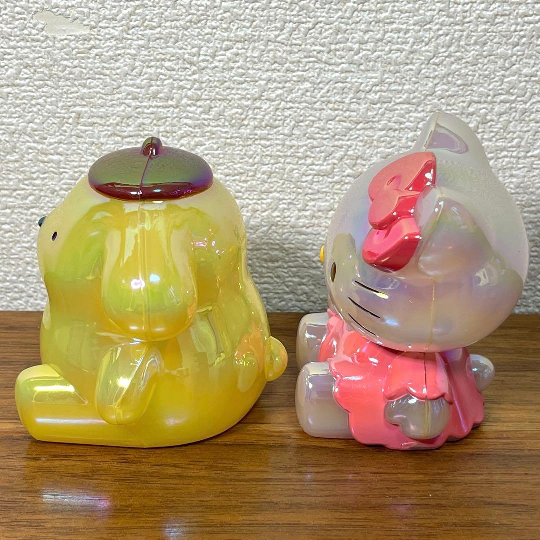 サンリオ　ぴかぴかオルゴール　2種セット　 キティ、ポムポムプリン　2000年製
