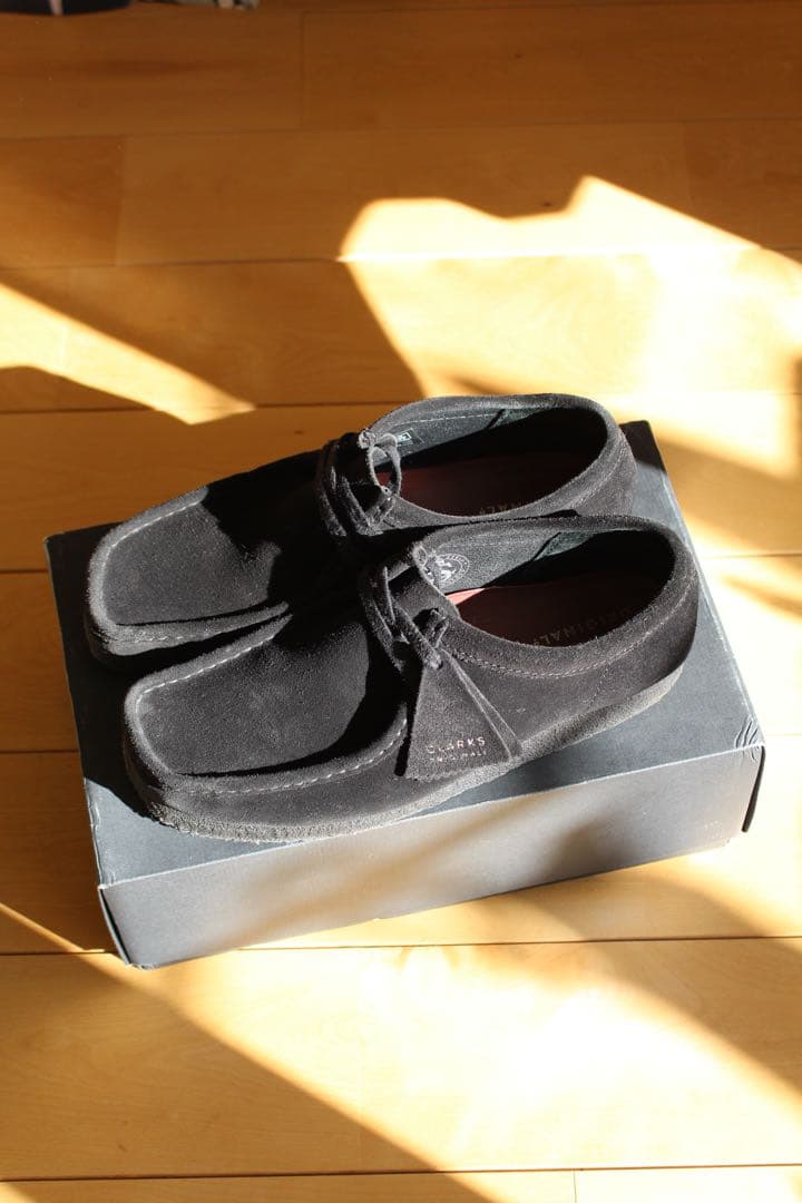 【26.5cm/UK8】Clarks Wallabee 『BLACK』
